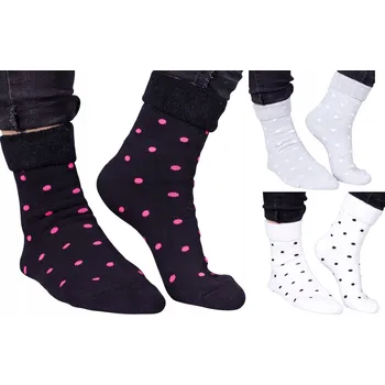 Dívčí teplé froté ponožky YOCLUB bavlněné, ponožky 27-30, velikost K6