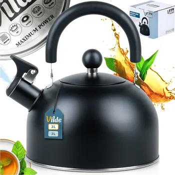 Varná konvice Tradiční ocelová Konvice Vilde 2 l černá