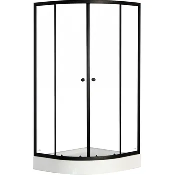 Savana Veduta Tina čtvrtkruhový sprchový kout s vaničkou Rozměr koutu: 90x90cm, Y8723A