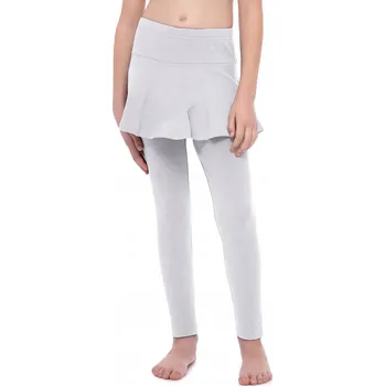 Dívčí legíny Dívčí legíny s dlouhou sukýnkou, bavlna MS10-254 Šedé, velikost 128