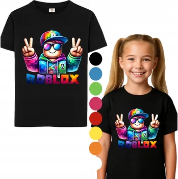 Chlapecké tričko Dětské Tričko Roblox Gaming T-Shirt L 152cm + TETOVÁNÍ