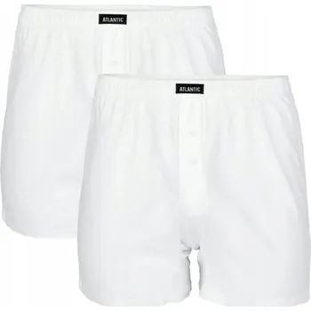 Pánské spodní prádlo Atlantic Spodní Prádlo Boxerky bílé, velikost XL