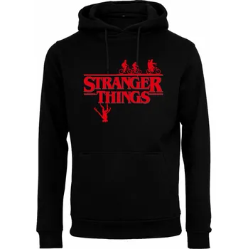 Pánská mikina Clearprint Stranger Things | Upside down Černá XL