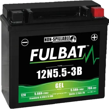 Motobaterie Gelový akumulátor Fulbat 12N5.5-3B 12V 5.8Ah 70A