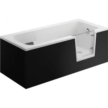 Polimat Avo 180x54 krycí panel čelní černý, 00050