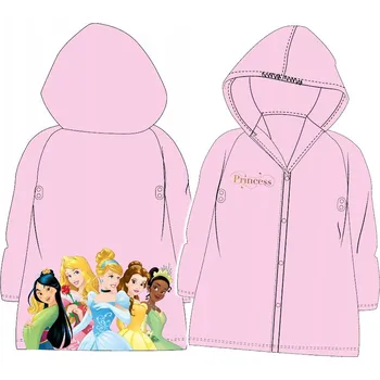 Pláštěnka DISNEY PRINCEZNY PLÁŠTĚNKA DO DEŠTĚ růžová 98/104 D090P