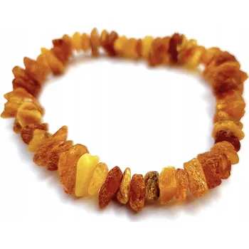 Náramek Náramek z přírodního jantaru na štítnou žlázu