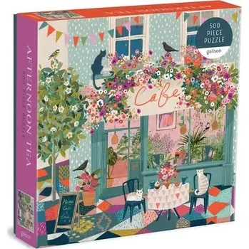 Puzzle Galison Puzzle Odpolední čaj v kavárně 500 dílků