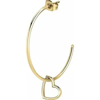 Náušnice La Petite Story Romantické pozlacené jednotlivé náušnice s přívěskem LPS02AQM16