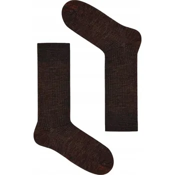 Pánské ponožky TakaPara Ponožky hnědé, velikost 41-45