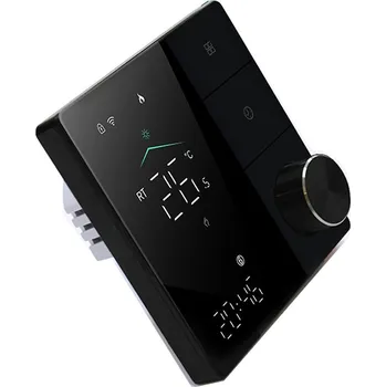 Termostat SMART termostat WiFi Matter LCD pro elektrické podlahové topení 16A černý