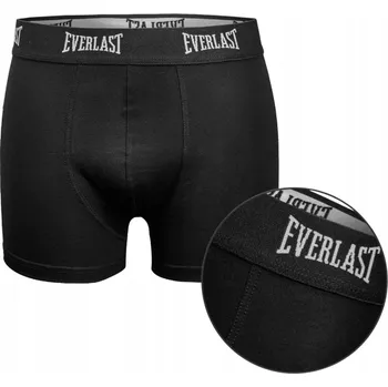 Pánské spodní prádlo Pánské bavlněné boxerky EVERLAST vel. L černé