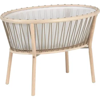 Dětská postýlka Dřevěná dětská postýlka Kave Home Leonela 97 x 62 cm