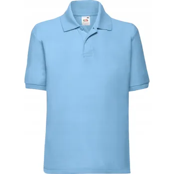 Chlapecké tričko FRUIT OF THE LOOM Dětské polokošile Sky, velikost 164