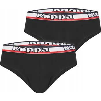 Slipy Pánské bavlněné slipy slipy černé sportovní pohodlné logo Kappa S