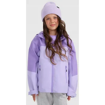 Dívčí přechodová bunda 3v1 s membrána 5000 - fialová