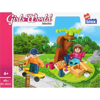 ostatní stavebnice Stavebnice 45 dílků Girl Piknik alleBLOX
