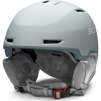 BRIKO Lyžařská helma YUKI 56–60cm BÍLÁ|ŠEDÁ
