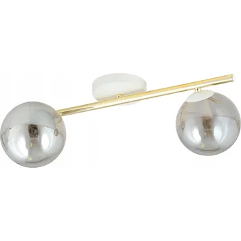 STROPNÍ SVÍTIDLO STROPNÍ SVÍTIDLO EMIBIG SPLENDI 1247/2 KOUŘOVÁ / ZLATÁ