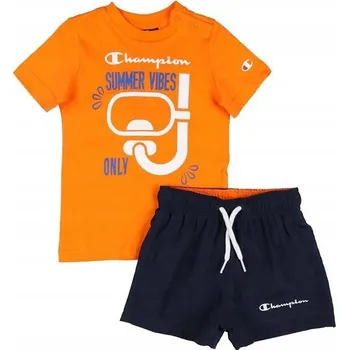Podprsenka Dětská Teplákovka Champion 306049OS017 SET oranžová 98
