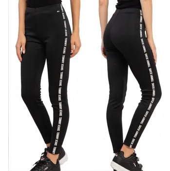 Dámské legíny Tommy Jeans dámské sportovní legíny skinny fit S