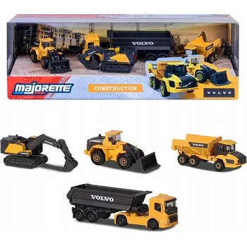 autíčko Sada vozidel Volvo (4 ks)