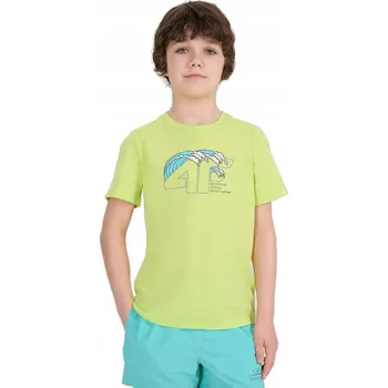 Chlapecké tričko Dětské bavlněné tričko 4F pro chlapce, vel. VEL. 140 (9-10 let)