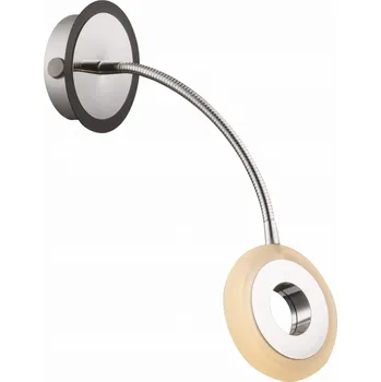 Nástěnné svítidlo Nástěnné svítidlo Candellux stříbrné, integrovaný LED zdroj 5 W