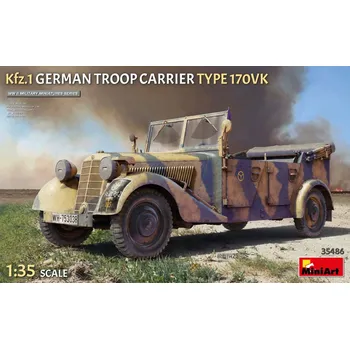 Plastikový model 1:35 Kfz.1 German Troop Carrier Type 170VK