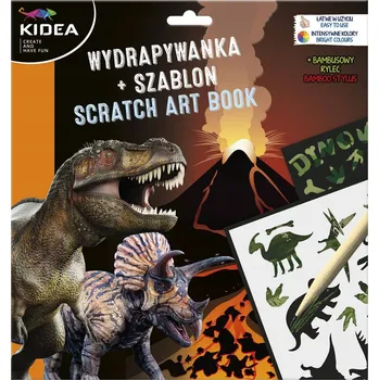 Obraz DINOSAUŘI STÍRACÍ OBRÁZEK s rydlem + šablona