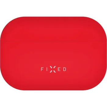 Elektronika Ultratenké silikonové pouzdro FIXED Silky pro Apple AirPods Pro 3, červené