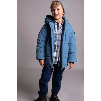Dívčí oblečení Zimní Bunda Chlapecká Péřová Dětská Modrá 080 Coccodrillo ZC5