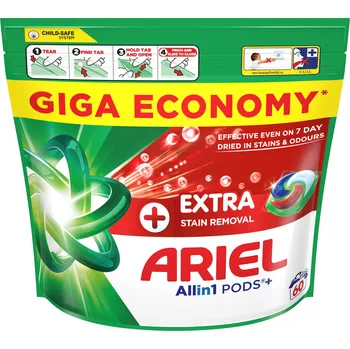 Prací prostředek Kapsle na praní Ariel Extra Clean Power 60 kusů