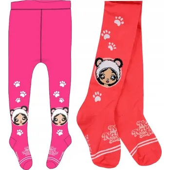 Dětská móda LOL PŘEKVAPENÍ! DÍVČÍ PUNČOCHÁČE , bavlna , malinové, 122/128 D083Z