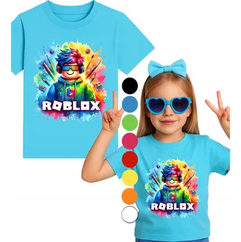 Chlapecké tričko Dětské tričko Roblox Gaming A3 T-Shirt XL 164 cm + TETOVÁNÍ