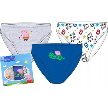 Chlapecké spodní prádlo Chlapecké Slipy , balení 3 ks, 4/5 let, GEORGE prasátko Pepa 104/110 cm