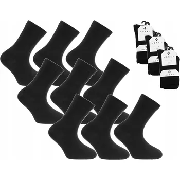 Pánské ponožky 9x Dětské Ponožky Dlouhé Ponožky černé MORAJ 23-26