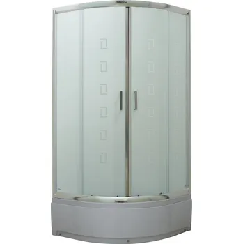 Savana Veduta Alba Plus čtvrtkruhový sprchový kout s vaničkou Rozměr koutu: 80x80cm, Y8782A