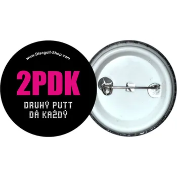 Discgolf-Shop.com odznak - 2PDK (Originální odznak z dílny Discgolf-Shop.com)
