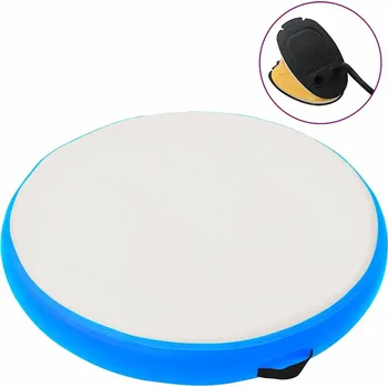 vidaXL Nafukovací žíněnka s pumpou 100 x 100 x 15 cm PVC modrá [92706] Barva: modrá a šedá