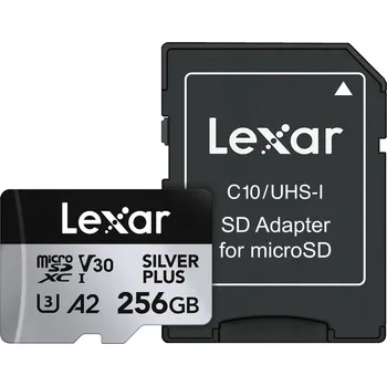 Paměťová karta Paměťová karta Lexar microSDXC Professional SILVER Plus V30 256GB
