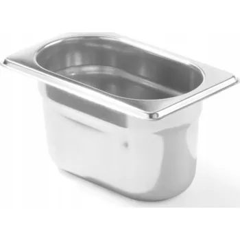 Dóza na potraviny GN nádoba 1/9 Hendi 6,5 mm nerezová ocel 0,6 l