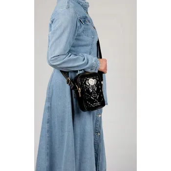 Kabelka Monnari kabelka přes rameno eko kůže černá