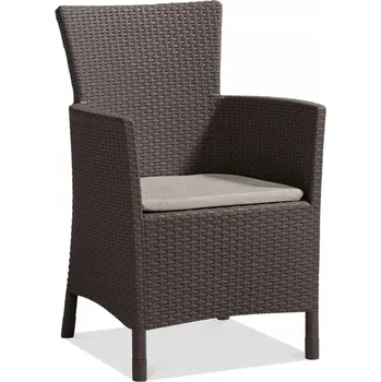 Zahradní židle Keter plast hnědá