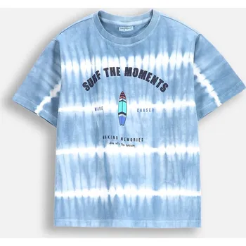 Chlapecké oblečení Chlapecké modré tričko s krátkým rukávem, velikost 128 Coccodrillo WC5