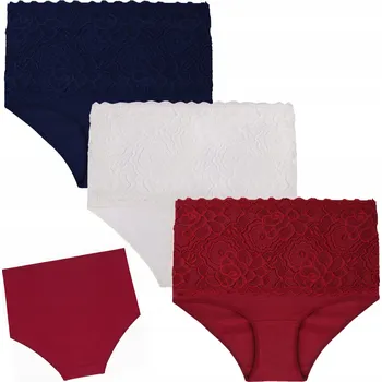 Kalhotky VÝHODNÉ BALENÍ Krajkové Kalhotky Dámské Kalhotky Bavlněné S Vysokým Pasem MORAJ M/L