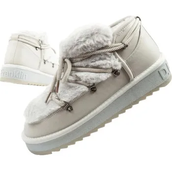 Dívčí sněhule D.Franklin snow boots dámské zimní módní kožešina zateplené šedé dámské 41