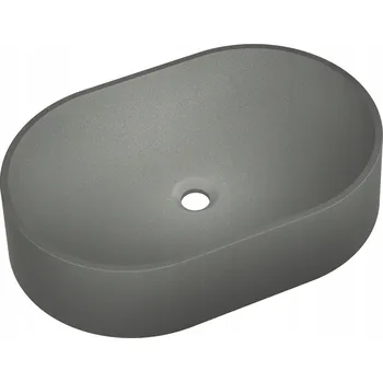Umyvadlo Umyvadlo na desku oválné Moderno šedé
