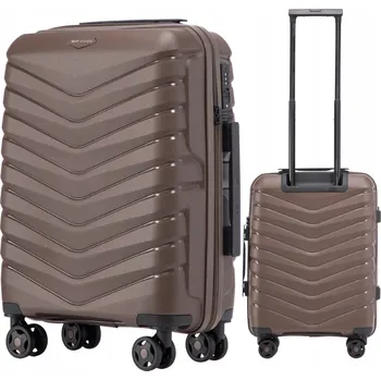 WINGS Kabinový kufr PŘÍRUČNÍ ZAVAZADLO na 4 kolečkách polypropylen TSA