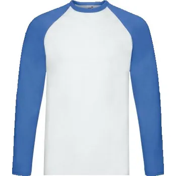 Pánské tričko Tričko s dlouhým rukávem Fruit of the Loom bavlněné XXL